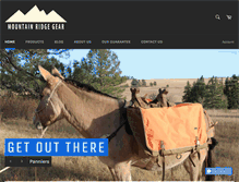 Tablet Screenshot of mountainridgegear.com